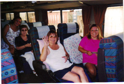 Coming home in a train from Calif.